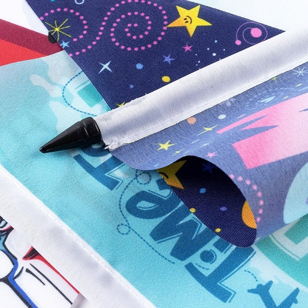 全彩三角手搖旗