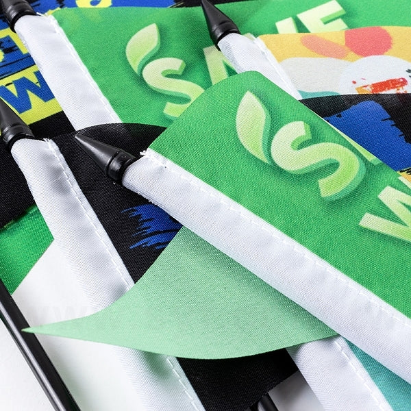 全彩三角手搖旗