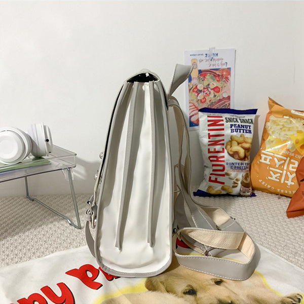 翻蓋雙肩後背包