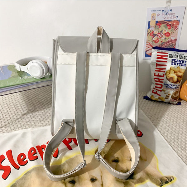 翻蓋雙肩後背包