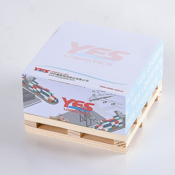 棧板便利貼紙磚-7.5x7.5x3.3cm-五面彩色印刷