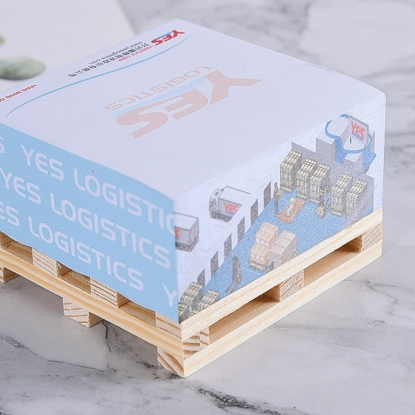 棧板便利貼紙磚-7.5x7.5x3.3cm-五面彩色印刷