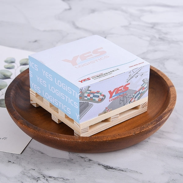 棧板便利貼紙磚-7.5x7.5x3.3cm-五面彩色印刷