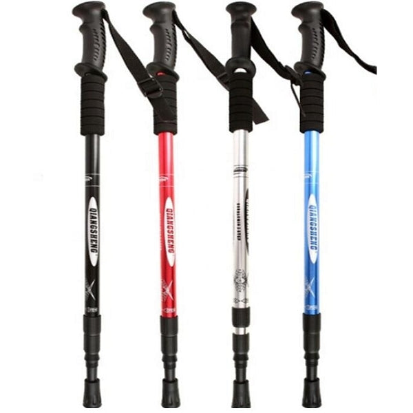 輕便鋁製伸縮登山杖