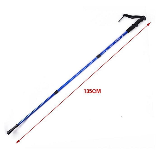 輕便鋁製伸縮登山杖