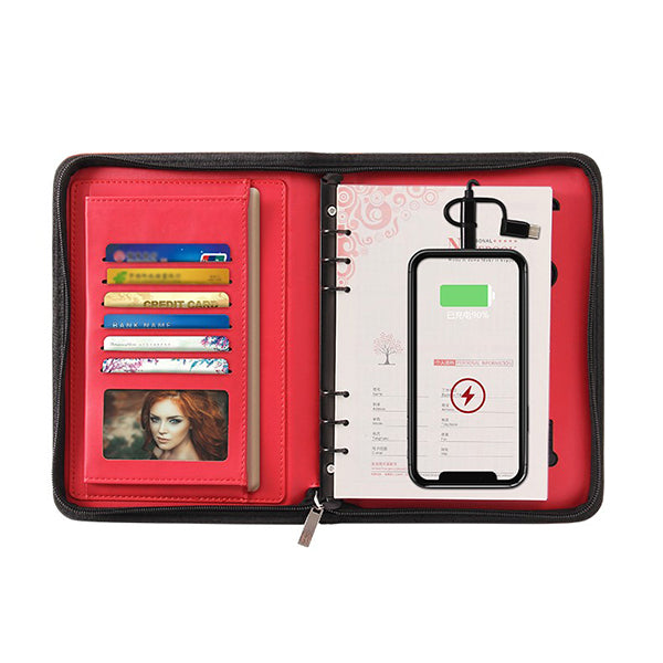 PU皮6孔活頁工商日誌