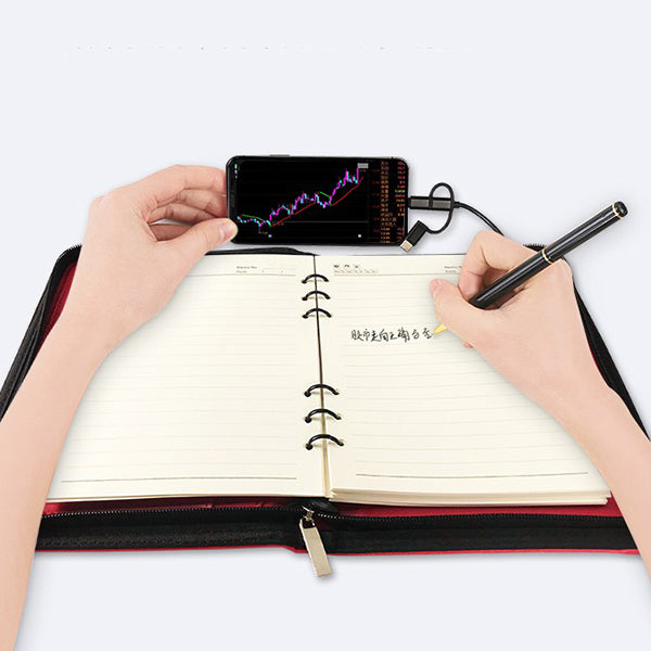 PU皮6孔活頁工商日誌