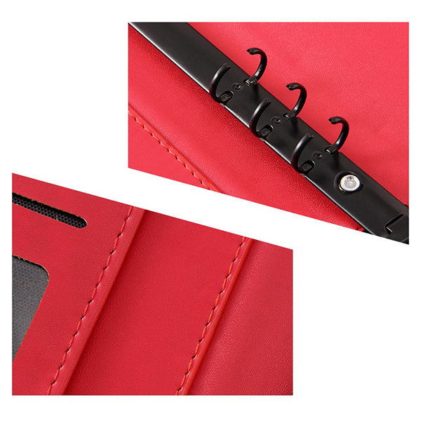 PU皮6孔活頁工商日誌