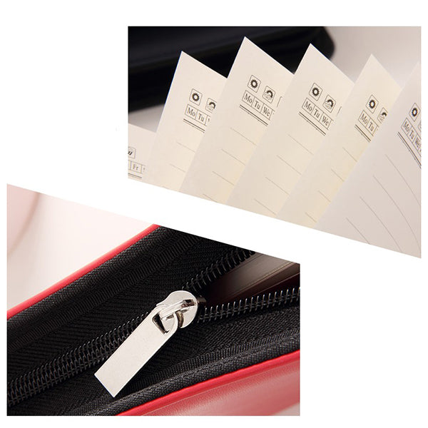 PU皮6孔活頁工商日誌