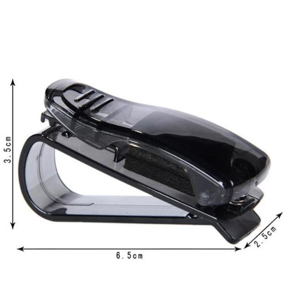 汽車遮陽板眼鏡收納夾