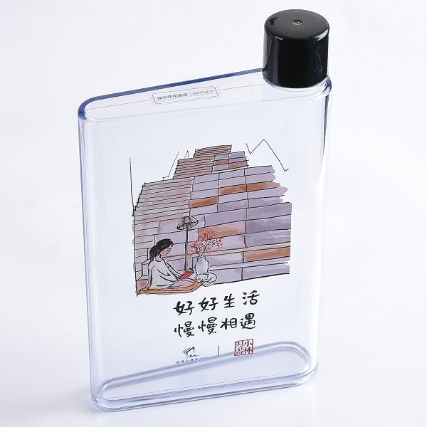 創意扁平水壺
