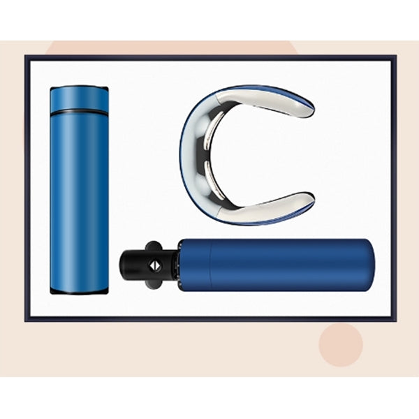 商務禮盒-筋膜槍/頸椎按摩器/保溫杯/自動傘