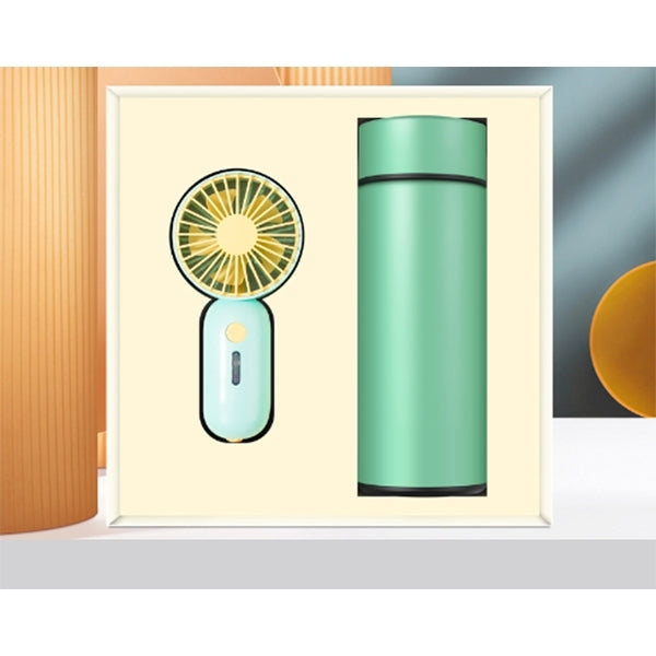 夏季消暑禮盒-保溫杯/手持電扇/雨傘/修甲組