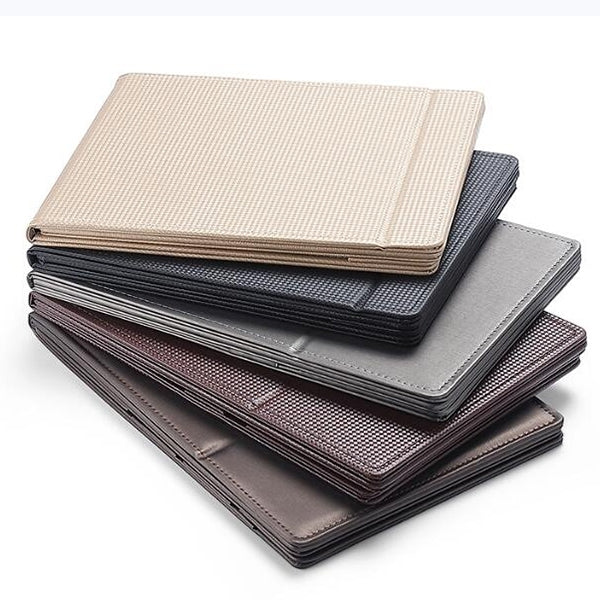 折疊便攜皮革旅行化妝鏡