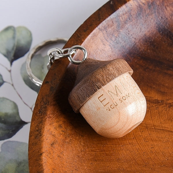 栗子造型實木隨身碟