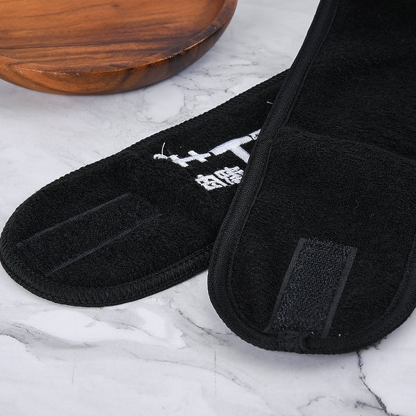 魔鬼氈黑色髮帶