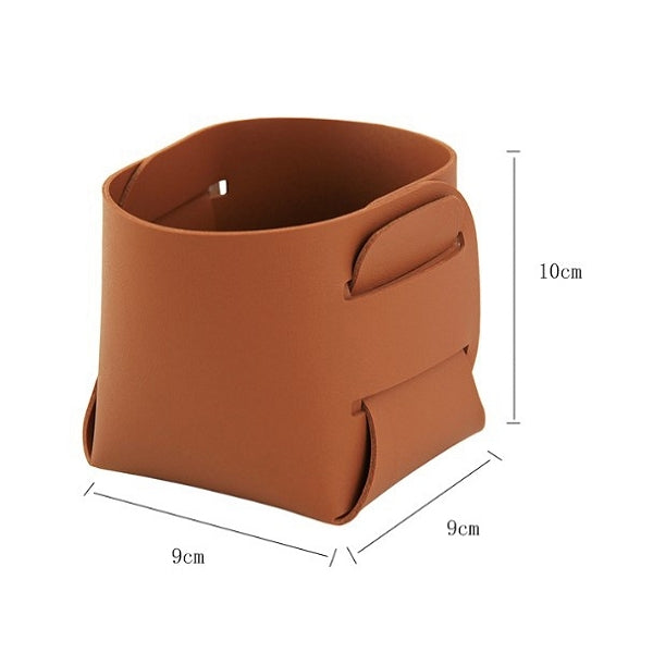 簡約北歐PU皮收納盒