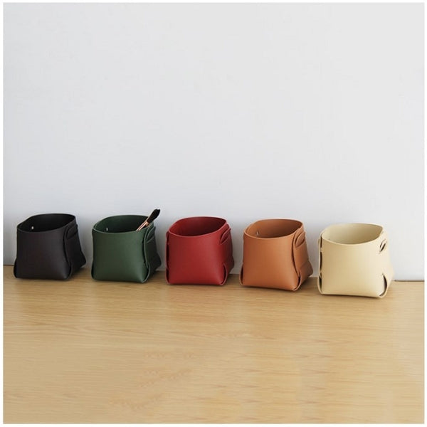 簡約北歐PU皮收納盒