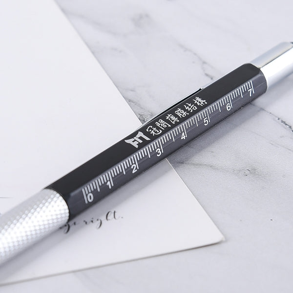 多功能觸控圓珠筆-螺絲起子-尺標