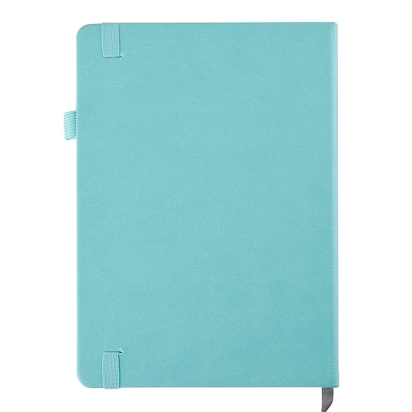 25K封面燙白PU皮筆記本