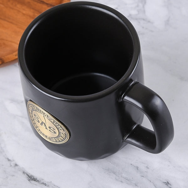 銅片銘牌馬克杯