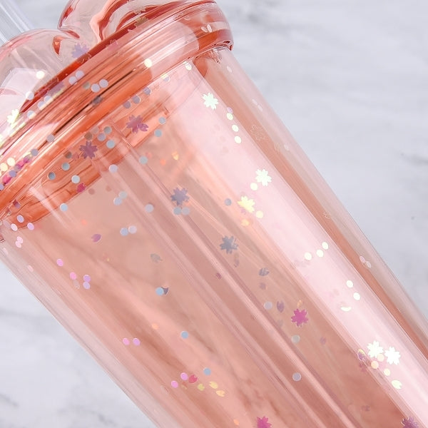 櫻花造型吸管杯