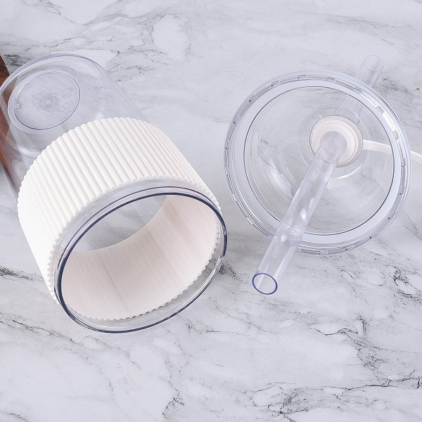 防滑握套吸管杯