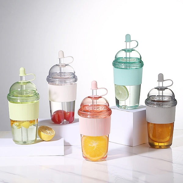 防滑握套吸管杯