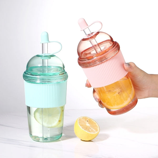 防滑握套吸管杯