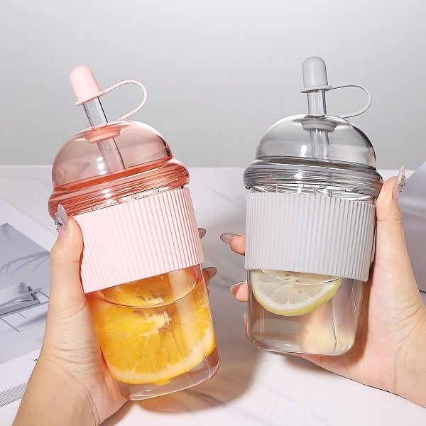 防滑握套吸管杯