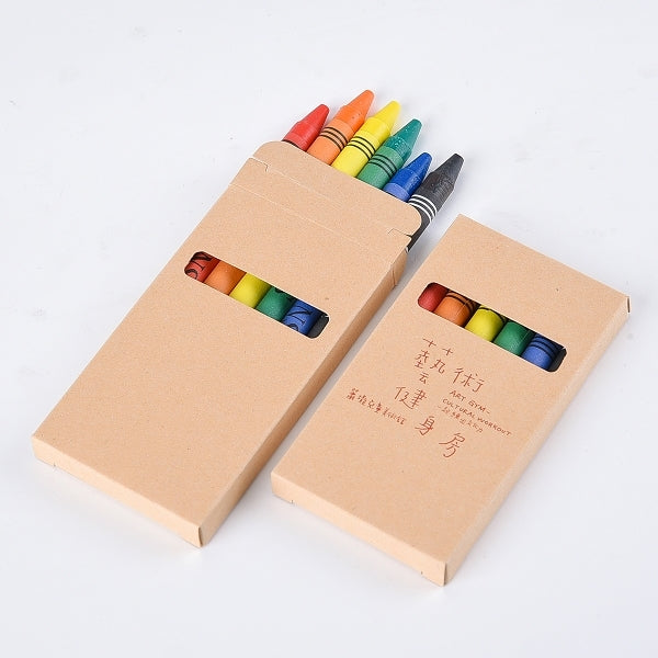 兒童繪畫6色蠟筆組