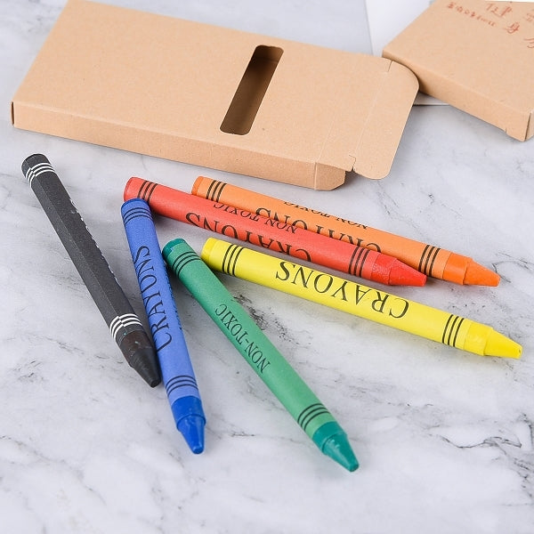 兒童繪畫6色蠟筆組