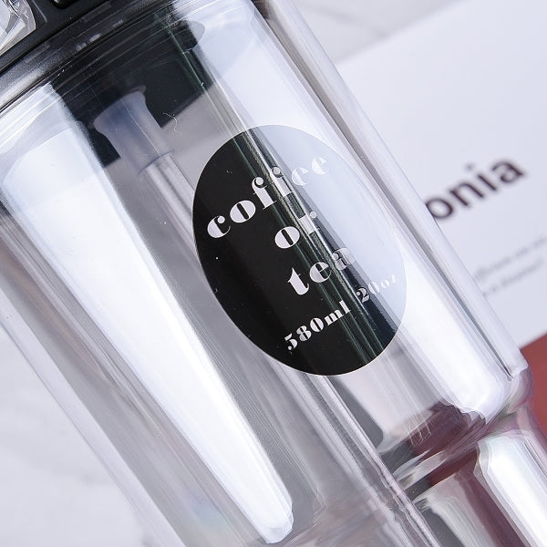 AS雙層隔熱吸管杯