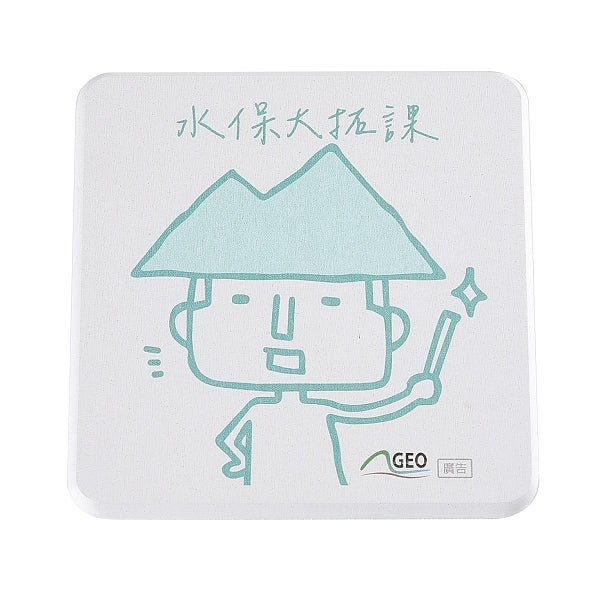 方形硅藻土杯墊