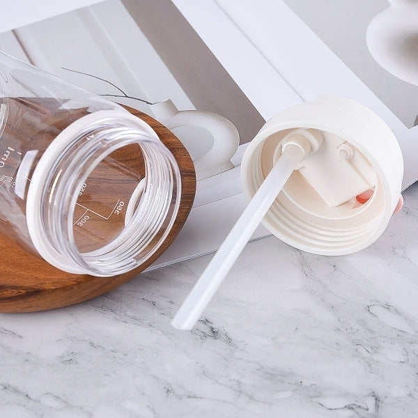 450ml掀蓋吸管杯