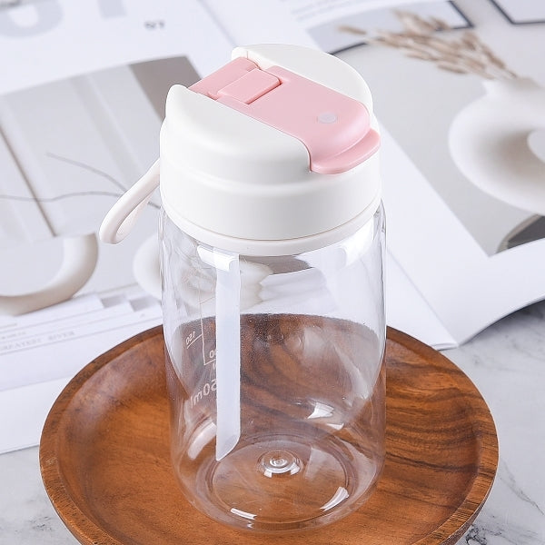 450ml掀蓋吸管杯