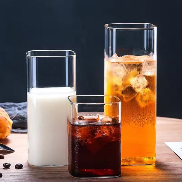 高硼矽方形玻璃杯
