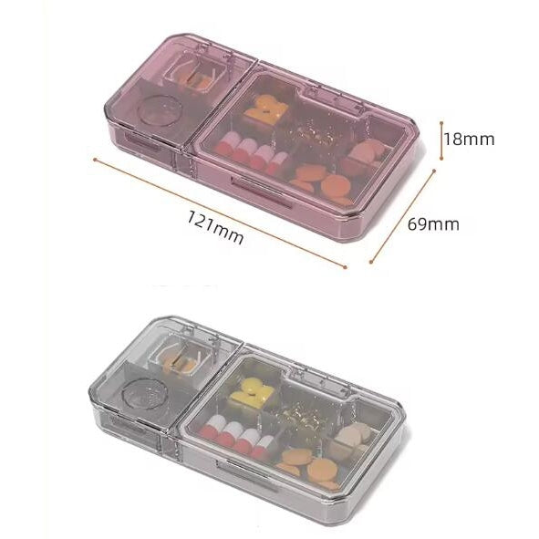 雙層隔間小藥盒