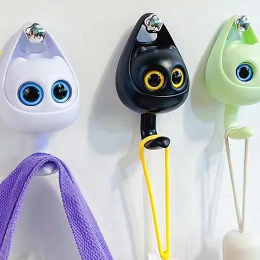 創意可愛眨眼動物牆掛鉤