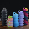 500ml便攜式伸縮矽膠水瓶