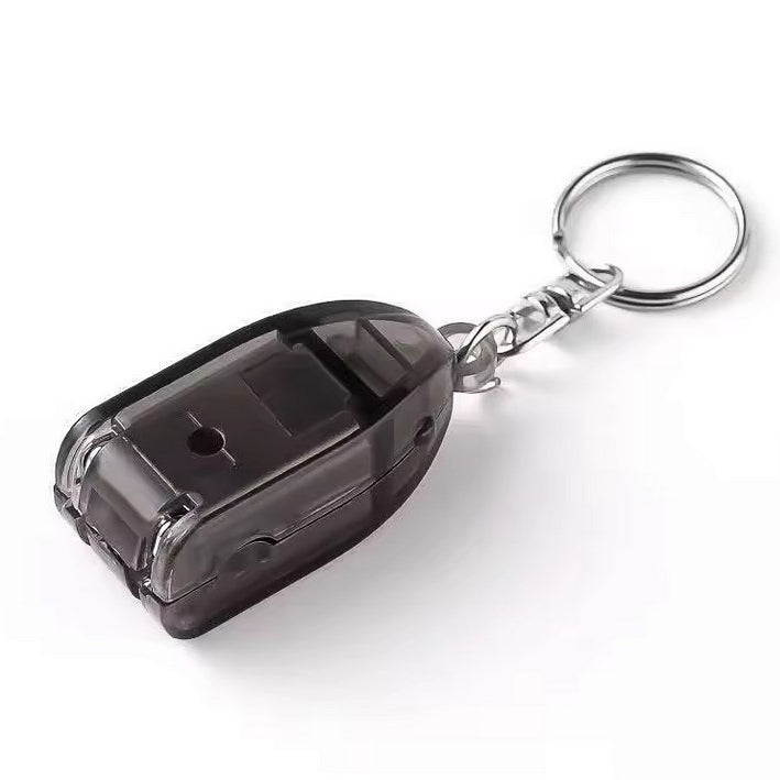 迷你指甲鉗塑料手柄旋轉指甲刀修剪器鑰匙鏈多功能工具