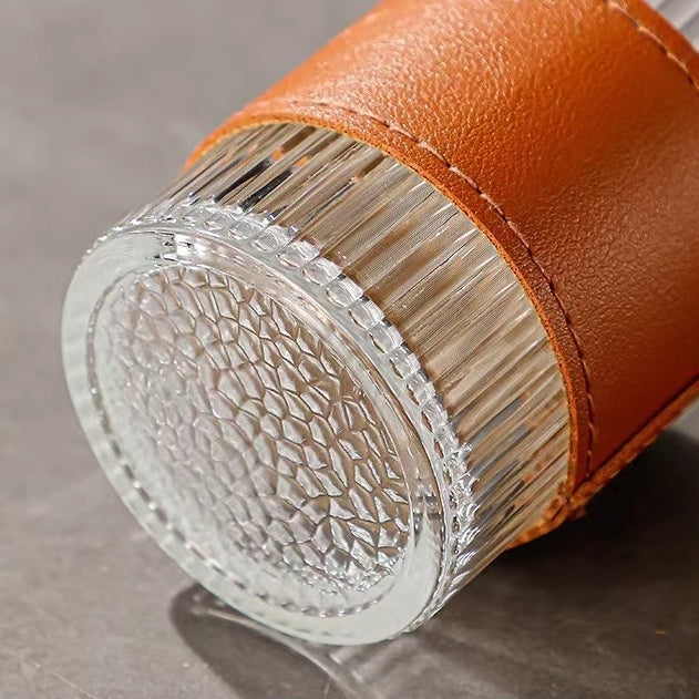 耐熱條紋玻璃水杯