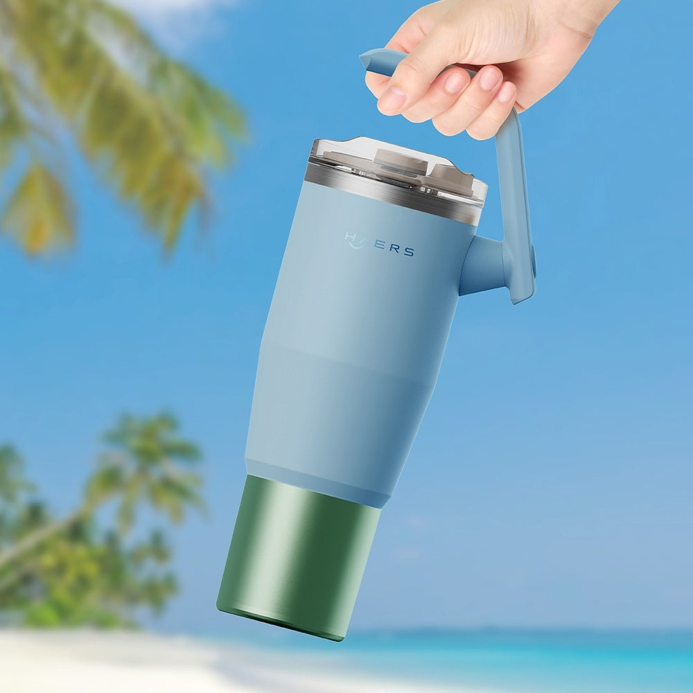 不銹鋼雙壁防溢水旅行杯