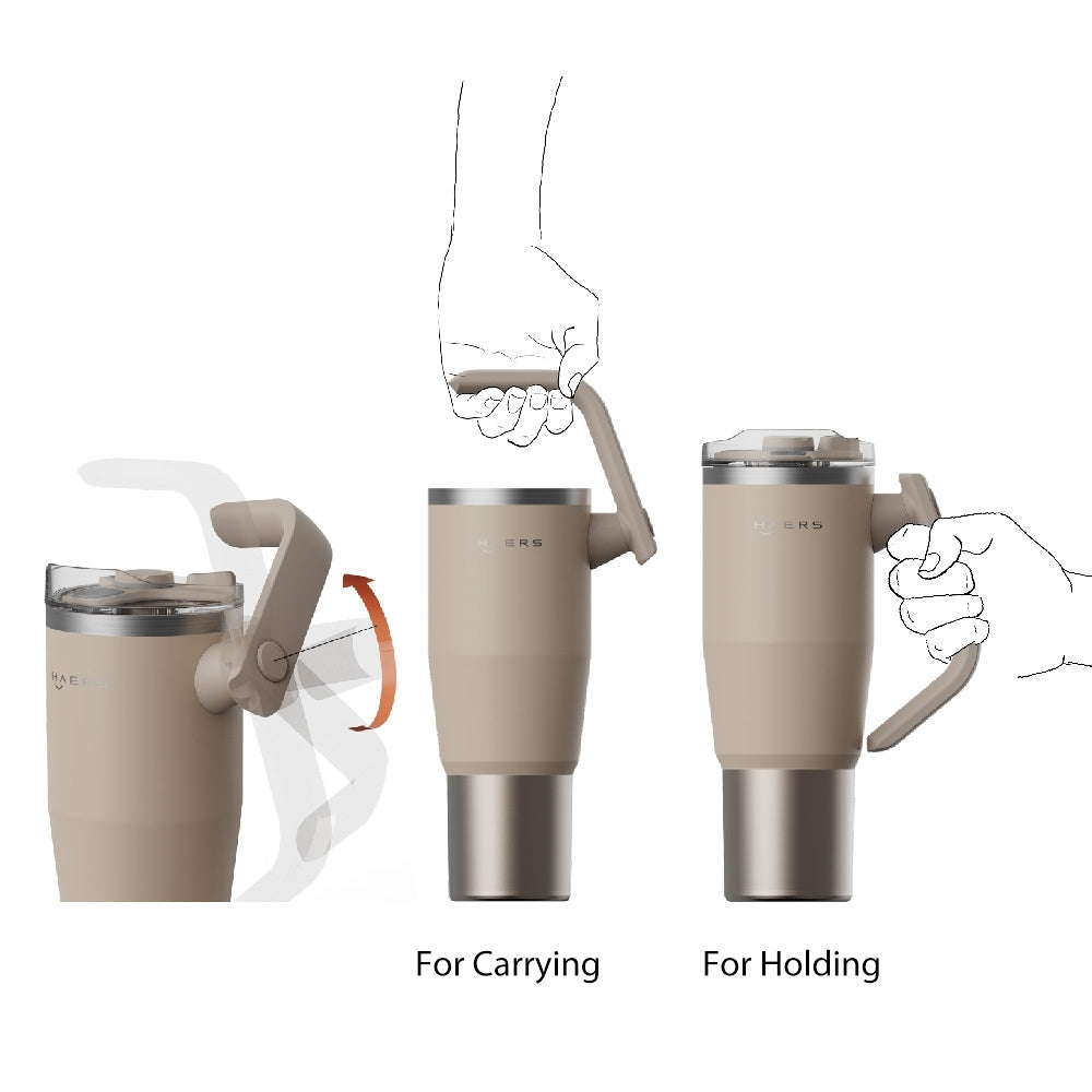 不銹鋼雙壁防溢水旅行杯