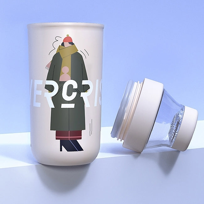 便攜式316不鏽鋼茶葉分離保溫瓶