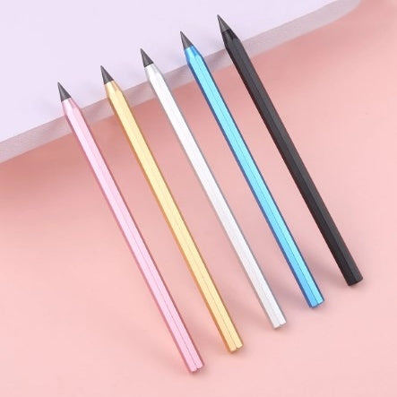 多邊形金屬無限書寫魔術鉛筆