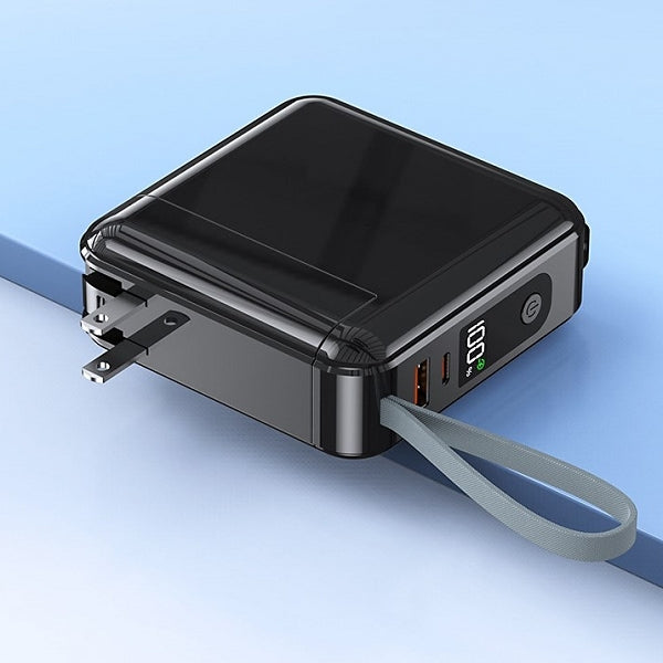 AC插頭快充行動電源