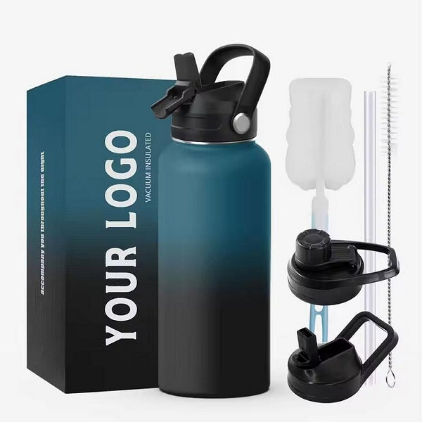 寬口雙層不鏽鋼保溫水瓶