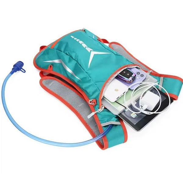 戶外尼龍反光防水輕便休閒旅行包運動跑步健行滑雪騎乘水袋背包