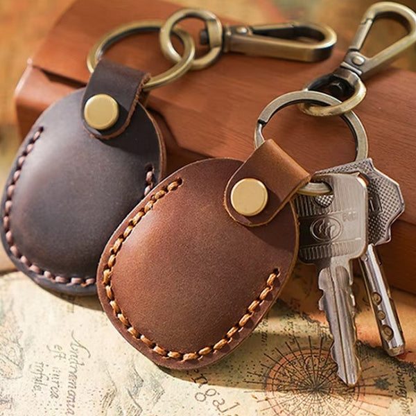 客製LOGO手工真皮門禁卡套